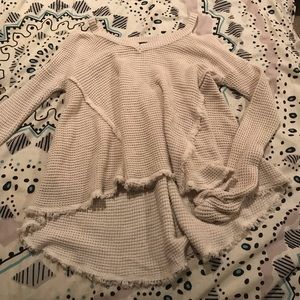Free People Cold Shoulder Sweater